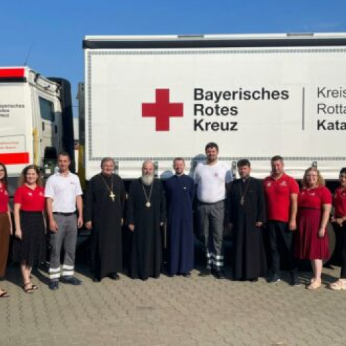 Transport de echipamente medicale din Bavaria pentru Episcopia Huşilor