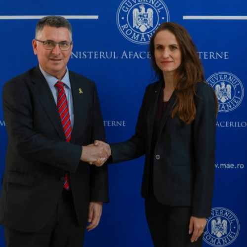 Oana Țoiu și Gideon Saar discută despre pacea în Orientul Mijlociu și cooperarea bilaterală