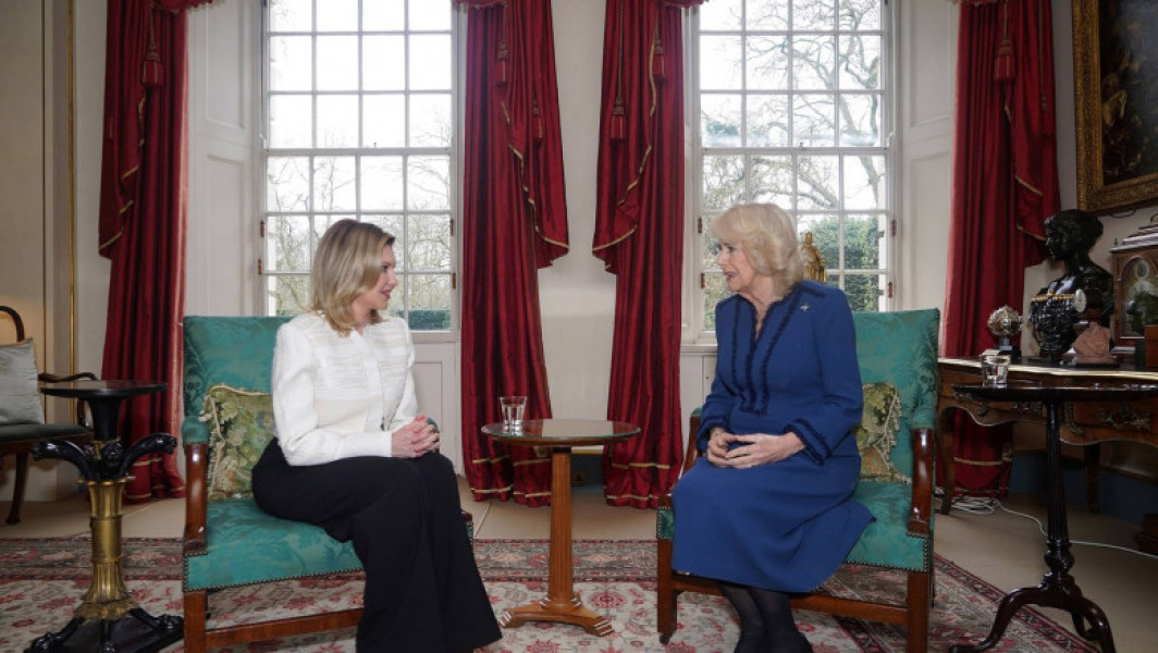 Regina Camilla s-a întâlnit cu prima doamnă a Ucrainei la Londra
